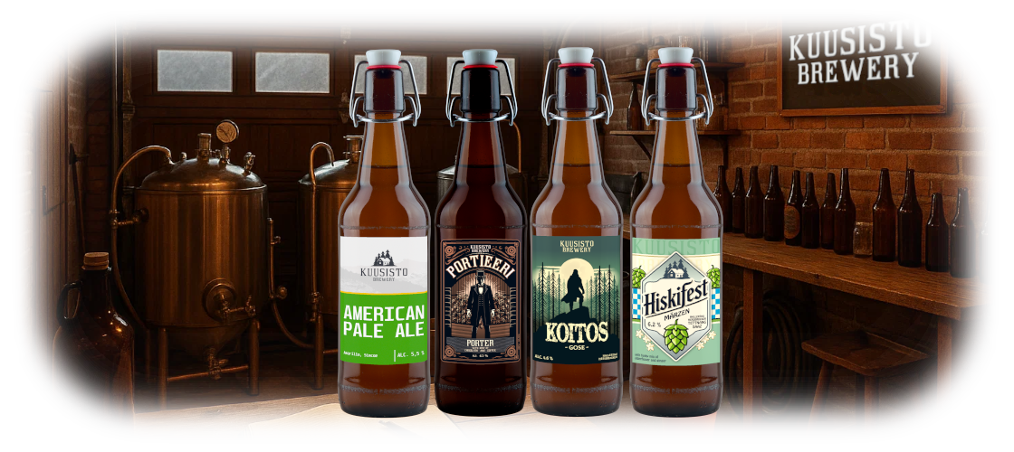 Kuva Kuusisto Breweryn Oluista